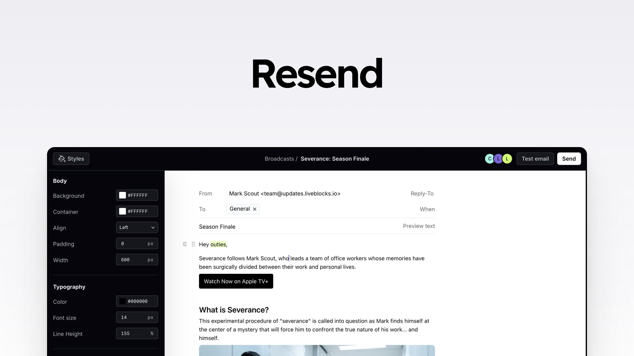 How Resend transformed email collaboration with real-time multiplayer editing