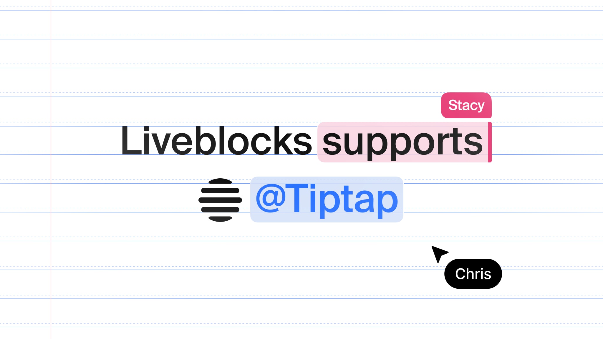 Easy collaborative text editing with Liveblocks Tiptap