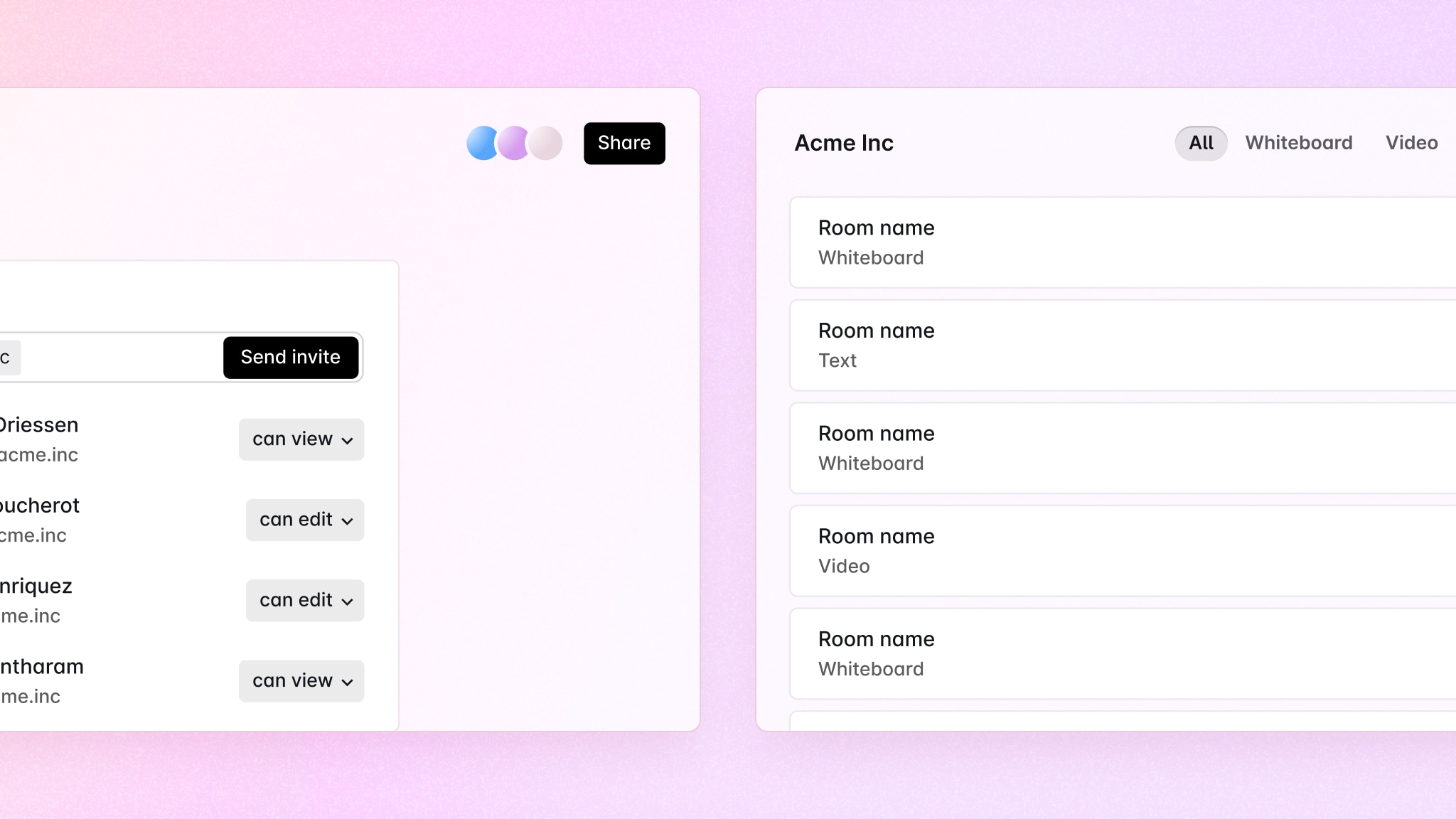 Build share dialogs, filterable overview pages, and a whole lot more with REST APIs